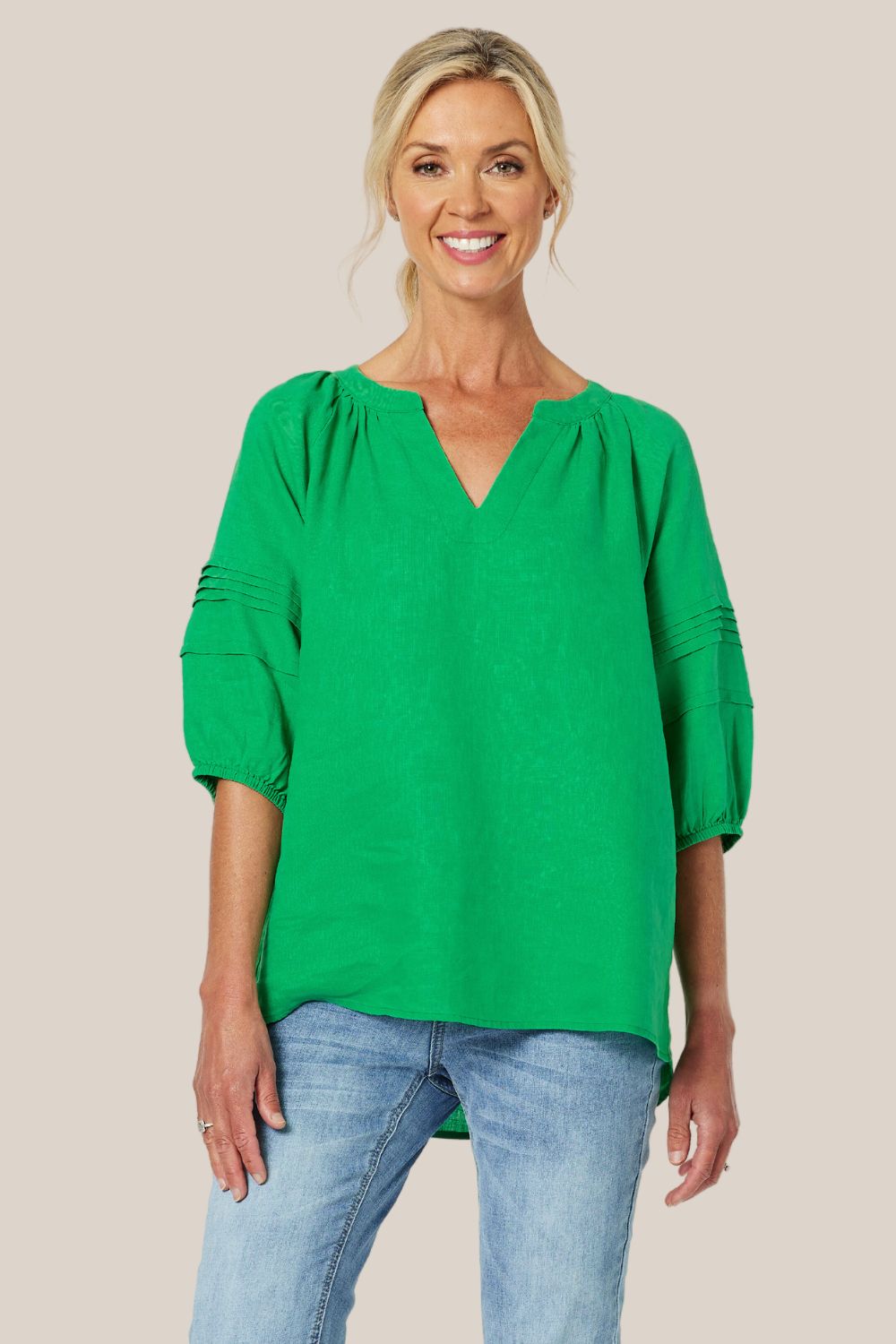 Gordon Smith Diana Detail Sleeve Top