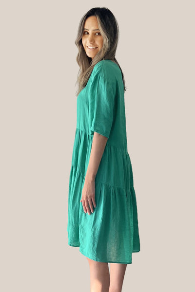 Amanda Linen Dress