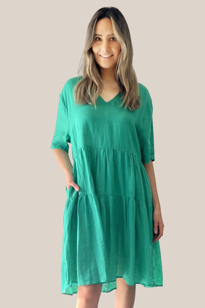 Amanda Linen Dress