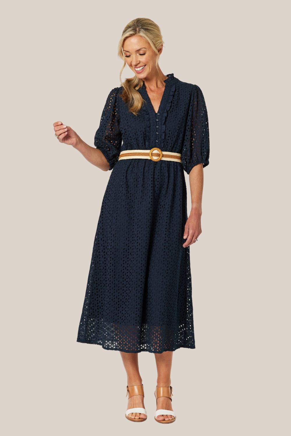 Gordon Smith Broderie Lace Dress