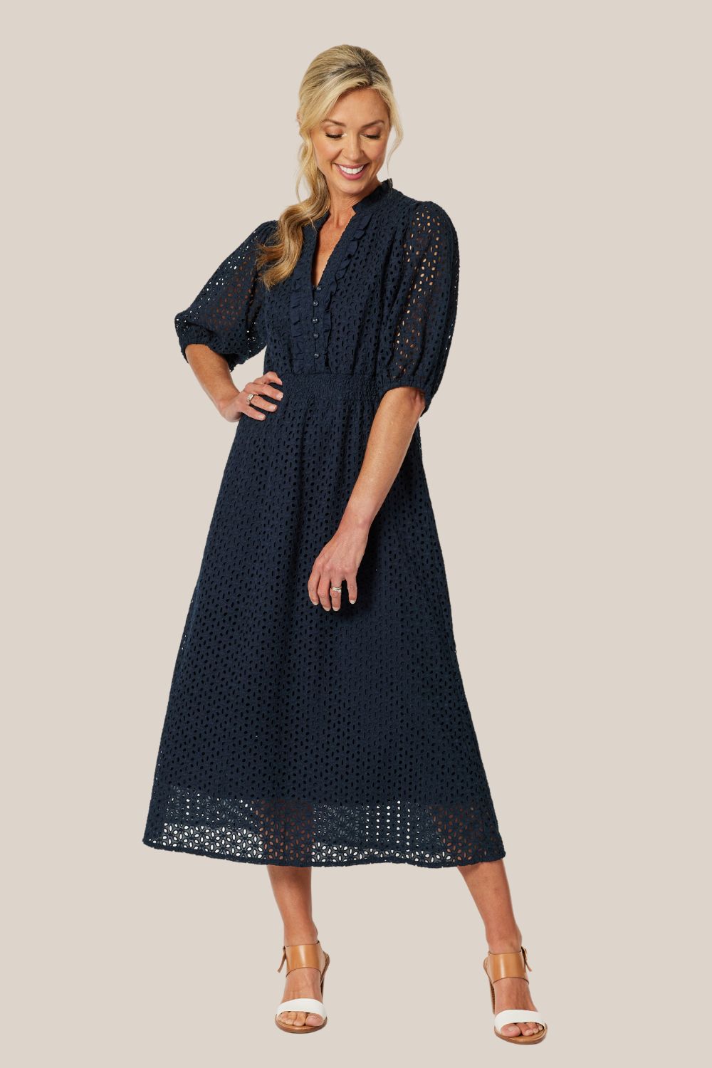 Gordon Smith Broderie Lace Dress