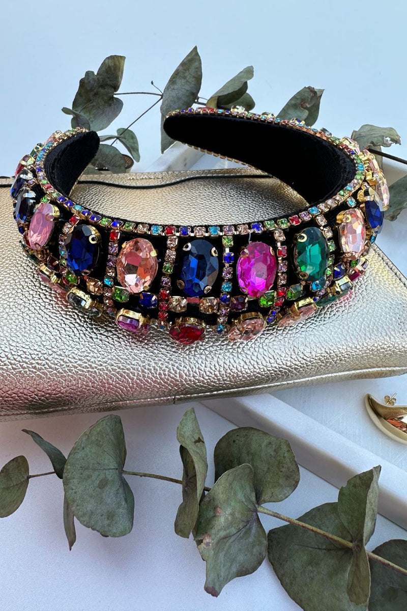 BoElle Statement Gemstone Headband