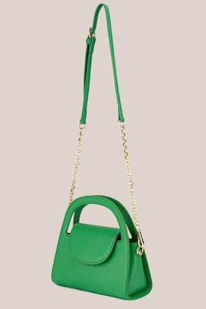 Olga Berg Ivy Curved Handle Bag