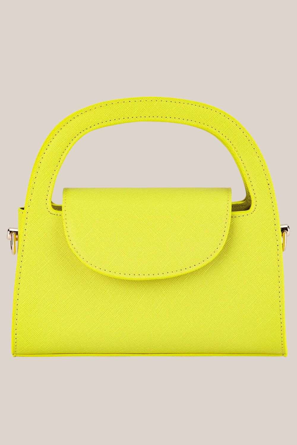 Olga Berg Ivy Curved Handle Bag