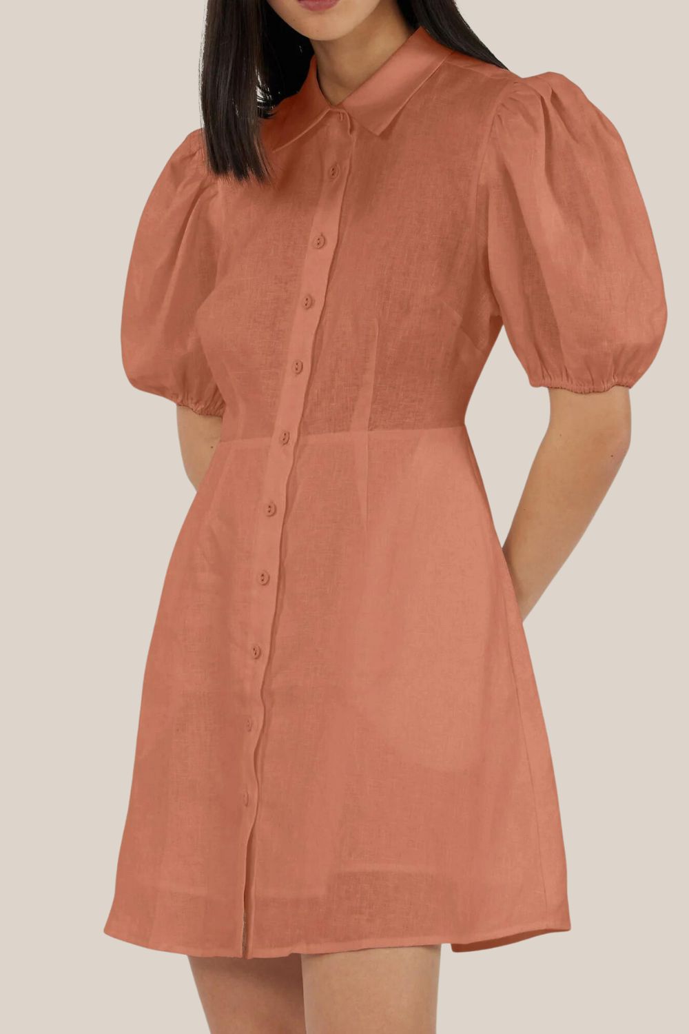 Amelius Julius Linen Mini Dress