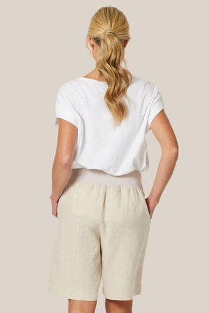 Gordon Smith Jersey Waist Linen Short