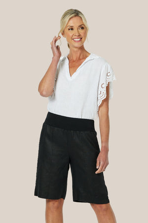 Gordon Smith Jersey Waist Linen Short