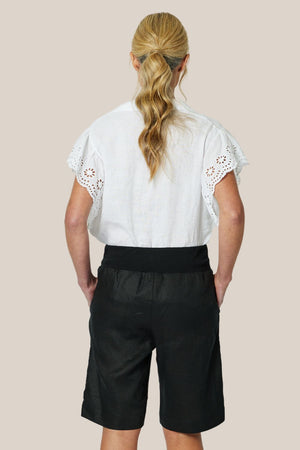 Gordon Smith Jersey Waist Linen Short