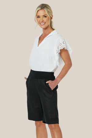 Gordon Smith Jersey Waist Linen Short