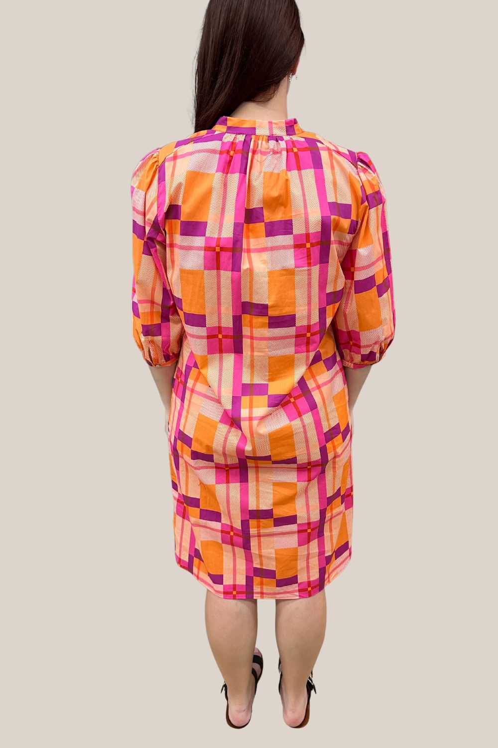 Pingpong Check Ruffle Dress