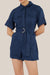 Amelius Surreal Linen Playsuit