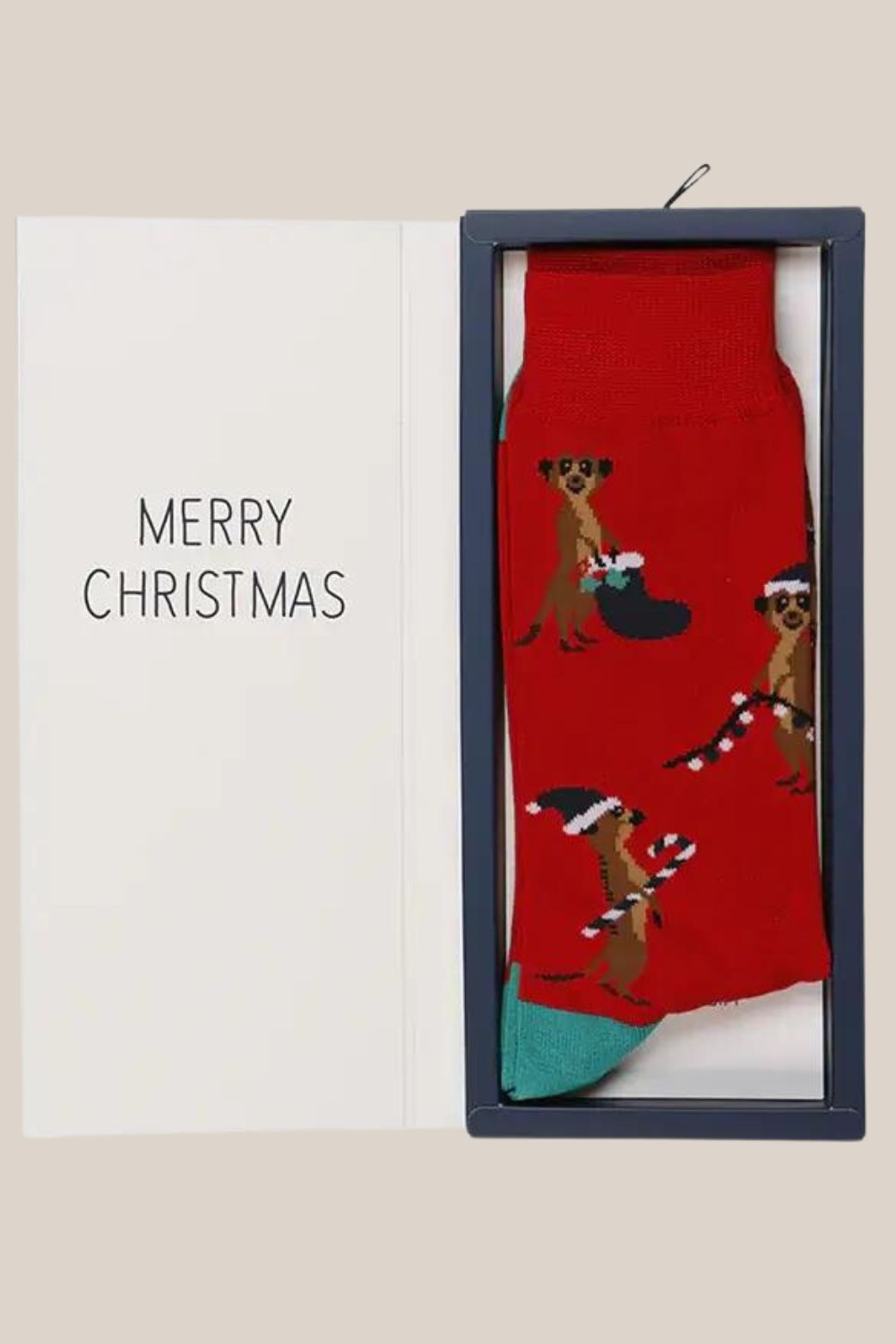 Bamboozld Meerkat Sock Card