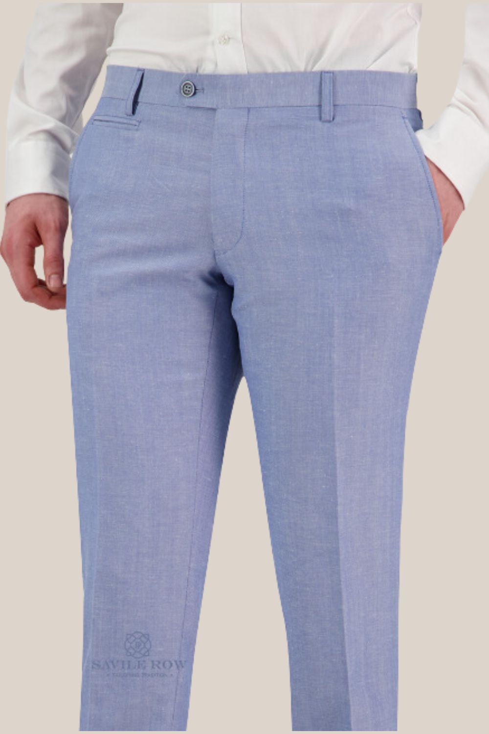 Saville Row Jesse Linen Suit Pants - SL5