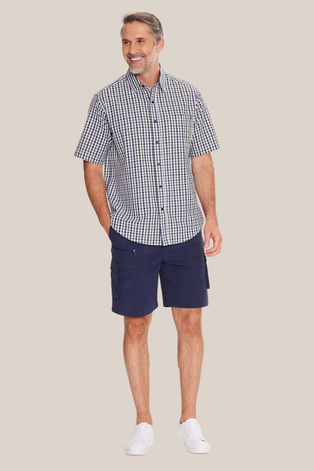 Breakaway Art Seersucker Short Sleeve Shirt