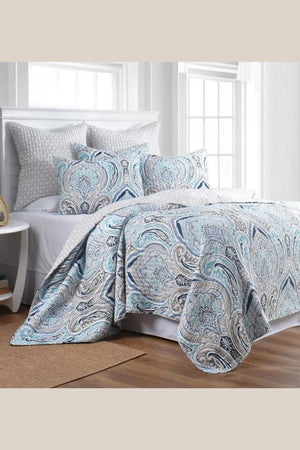 Classic Quilts Blue Reflections Quilt- Single Single