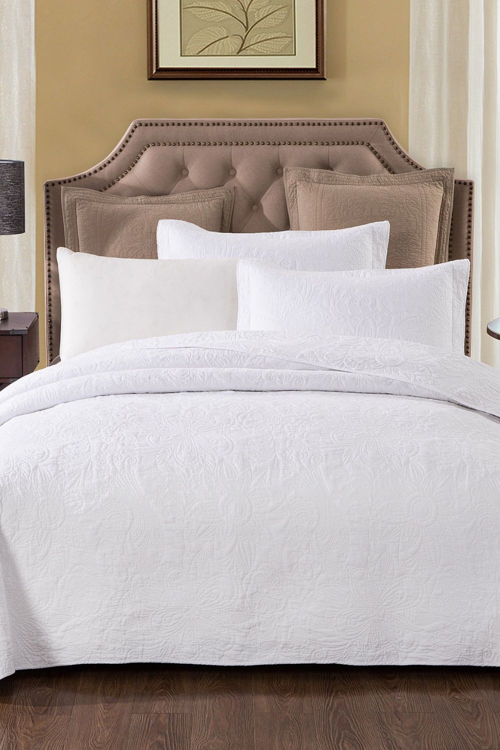 Classic Quilts Pure White Quilt - Queen