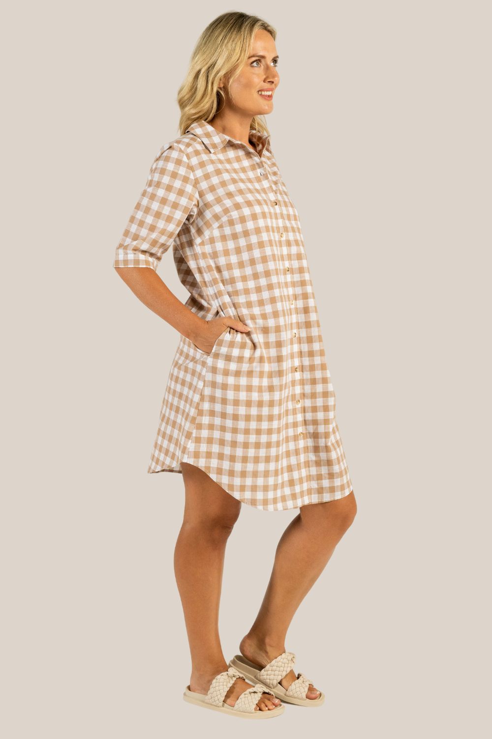 See Saw Cotton Shirtmaker Dress