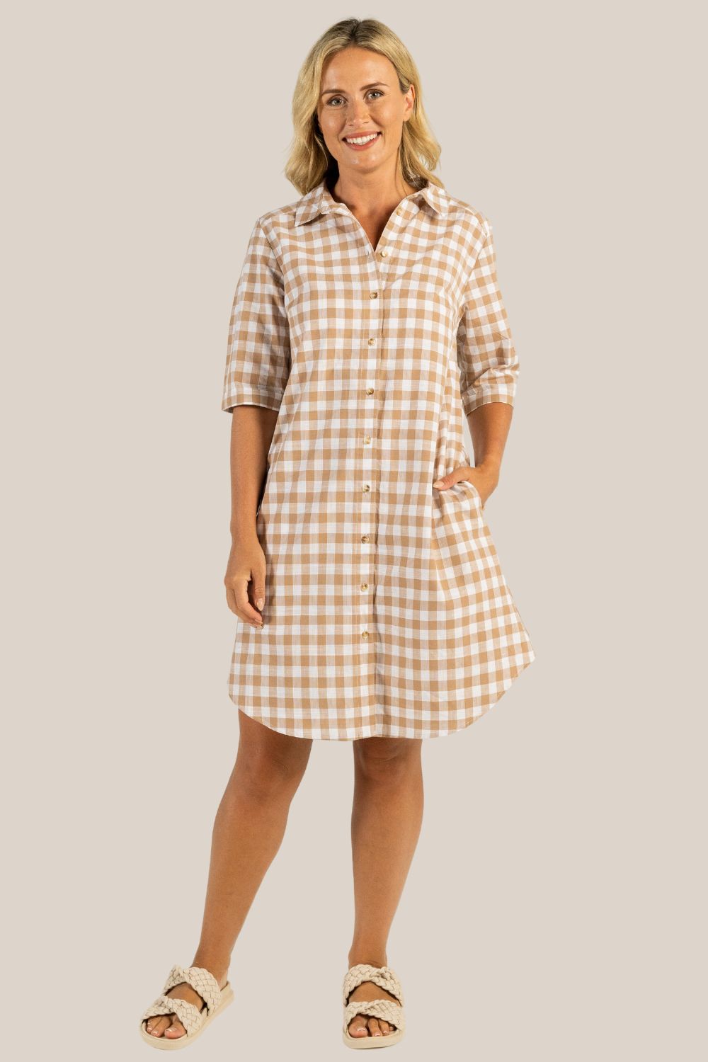 See Saw Cotton Shirtmaker Dress