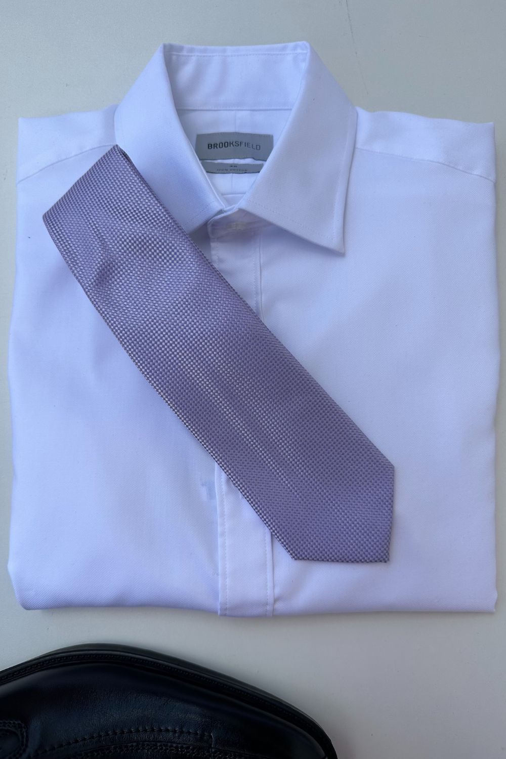 James Adelin Plain Microfibre Tie