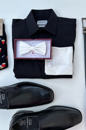 James Adelin Satin Microfibre Bow Tie