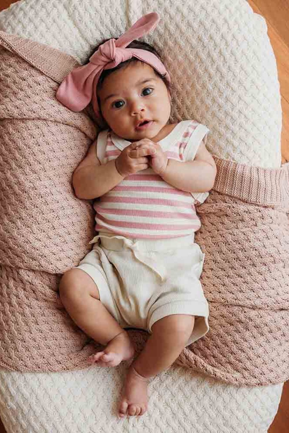 Snuggle Hunny Stripe Singlet