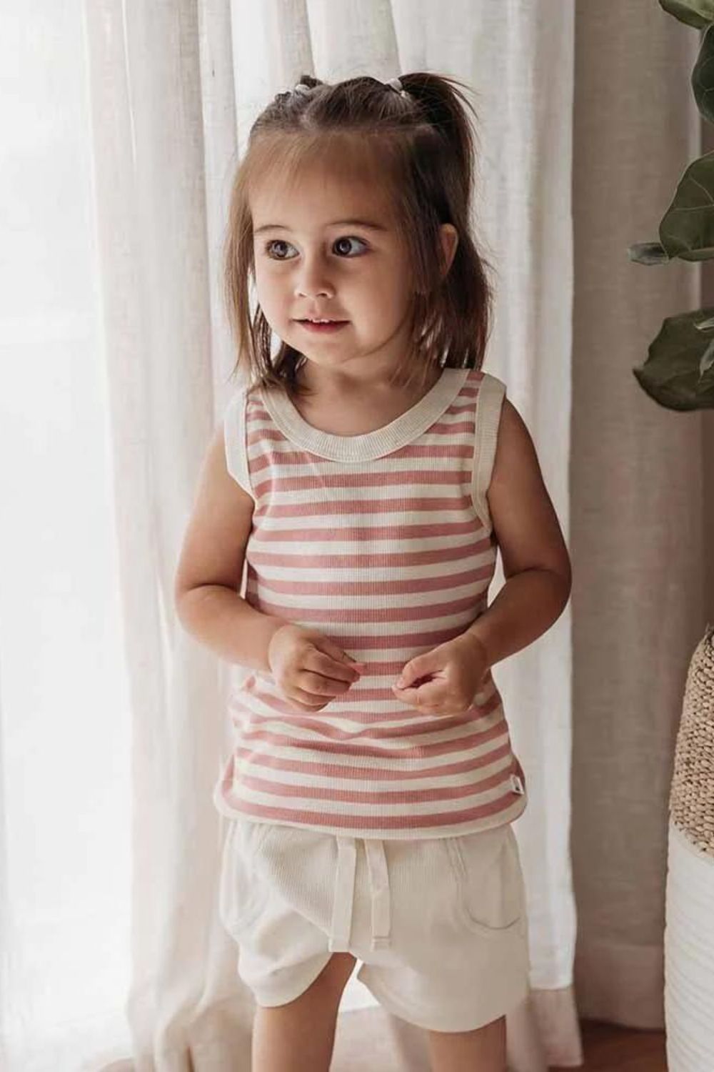 Snuggle Hunny Stripe Singlet