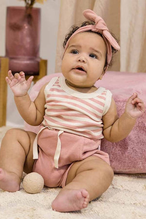 Snuggle Hunny Stripe Singlet