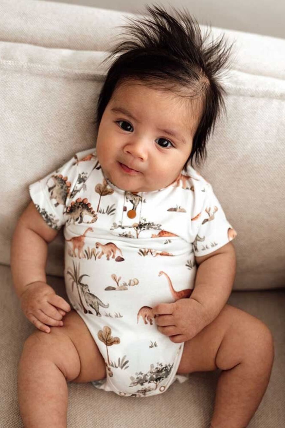 Snuggle Hunny Dino Short Sleeve Bodysuit