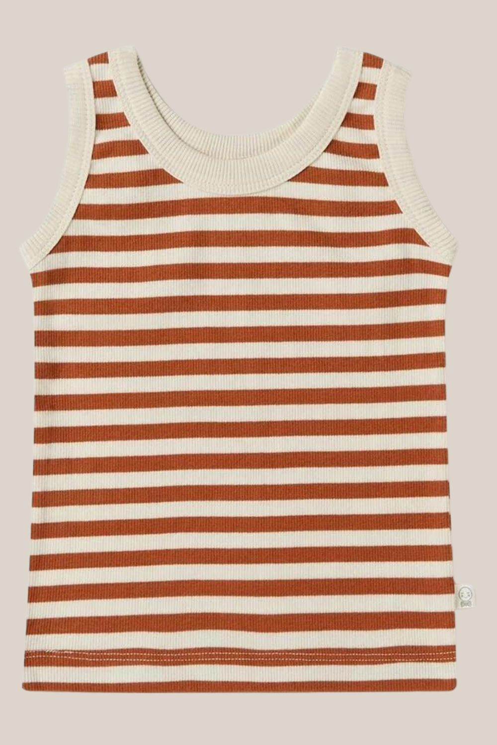 Snuggle Hunny Biscuit Stripe Singlet