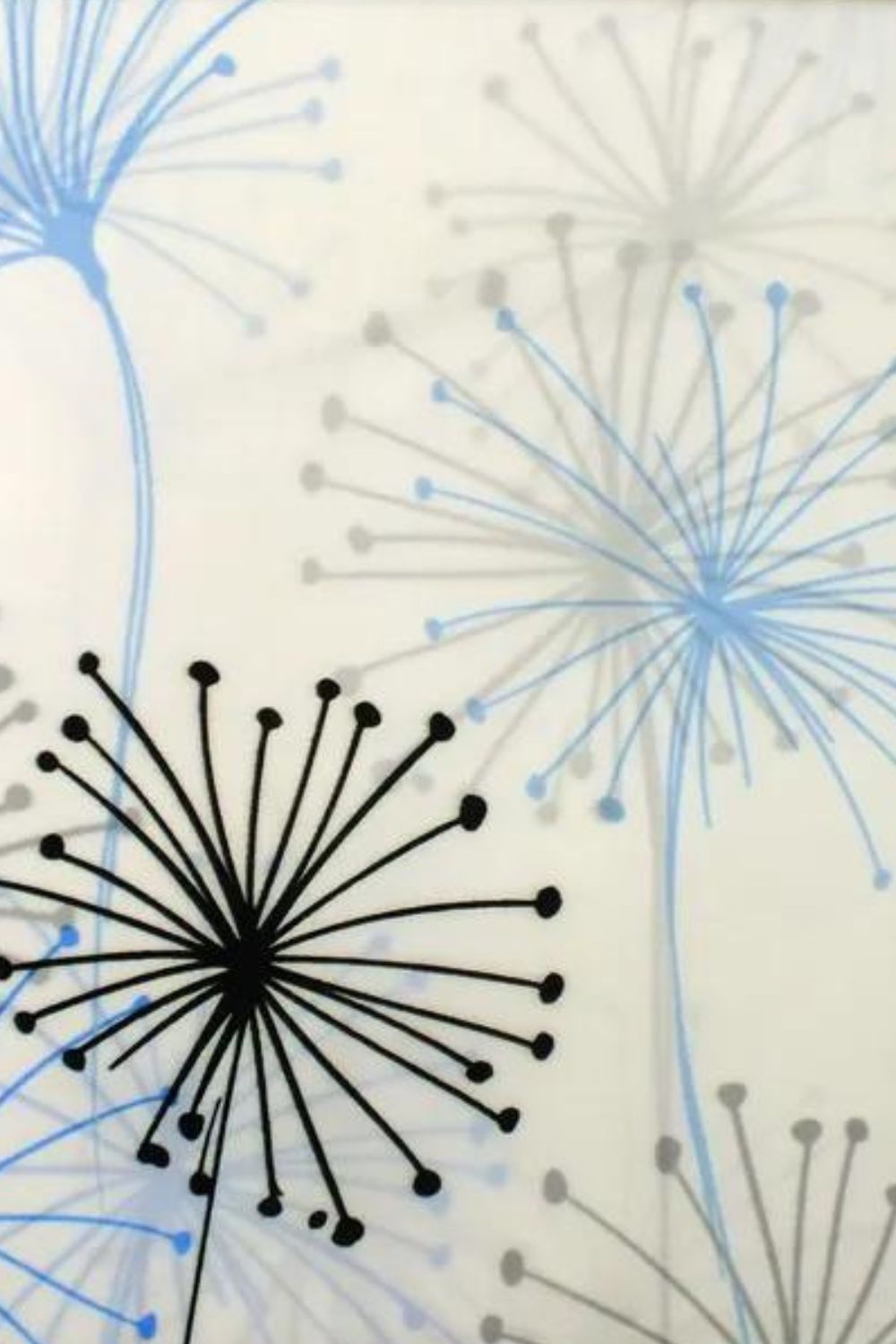 Supertex Dandelion Shower Curtain