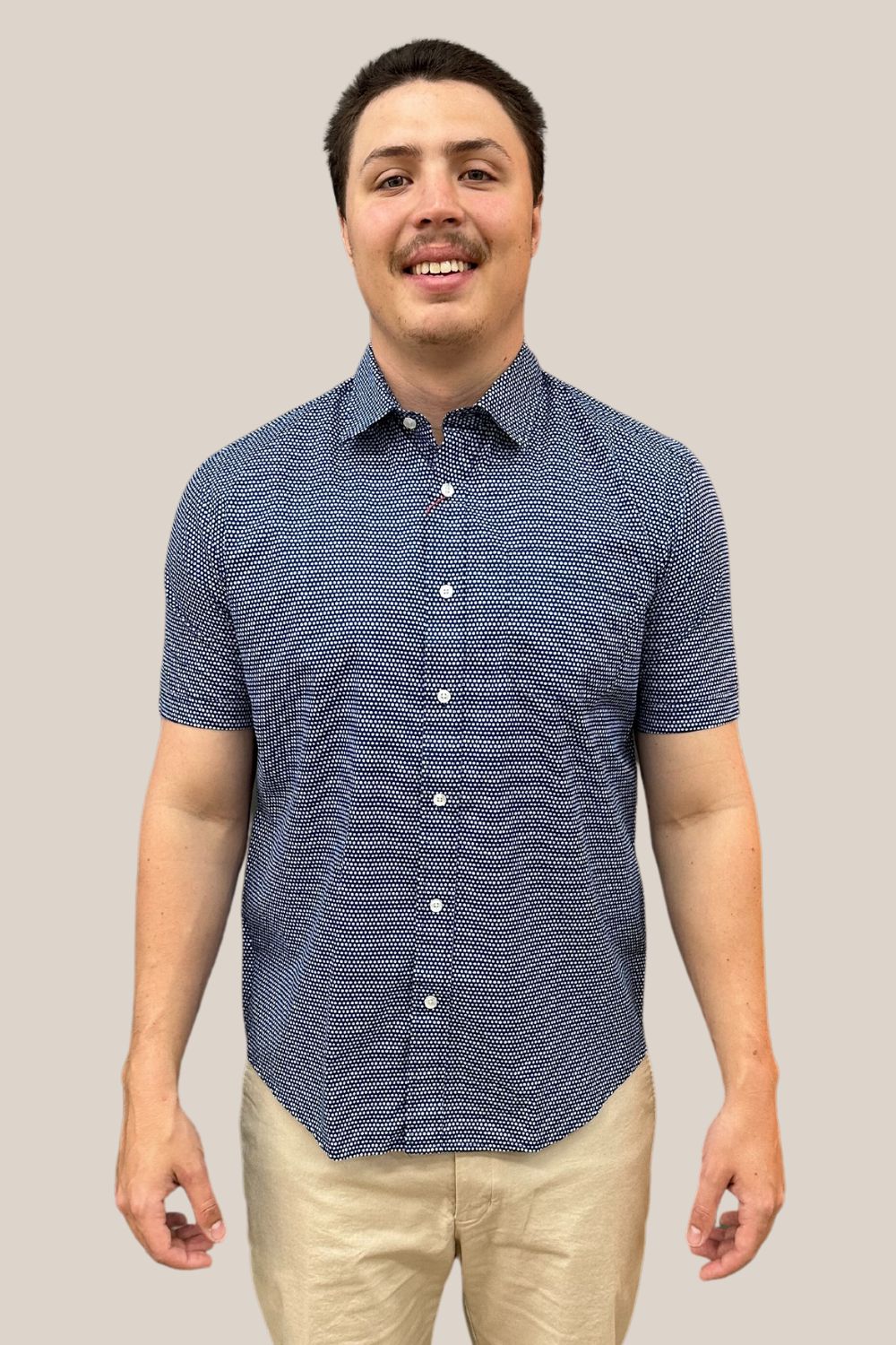 Blue Horizon Printed Short Sleeve Shirt