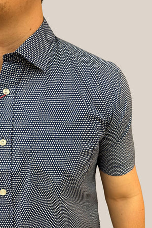 Blue Horizon Printed Short Sleeve Shirt