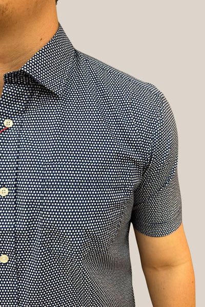 Blue Horizon Printed Short Sleeve Shirt