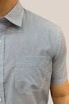 Blue Horizon Printed Short Sleeve Shirt