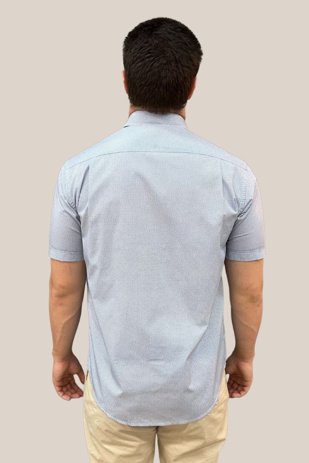 Blue Horizon Printed Short Sleeve Shirt