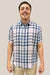 Back Bay Linen Check Short Sleeve Shirt