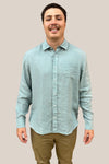 Back Bay Linen Check Long Sleeve Shirt