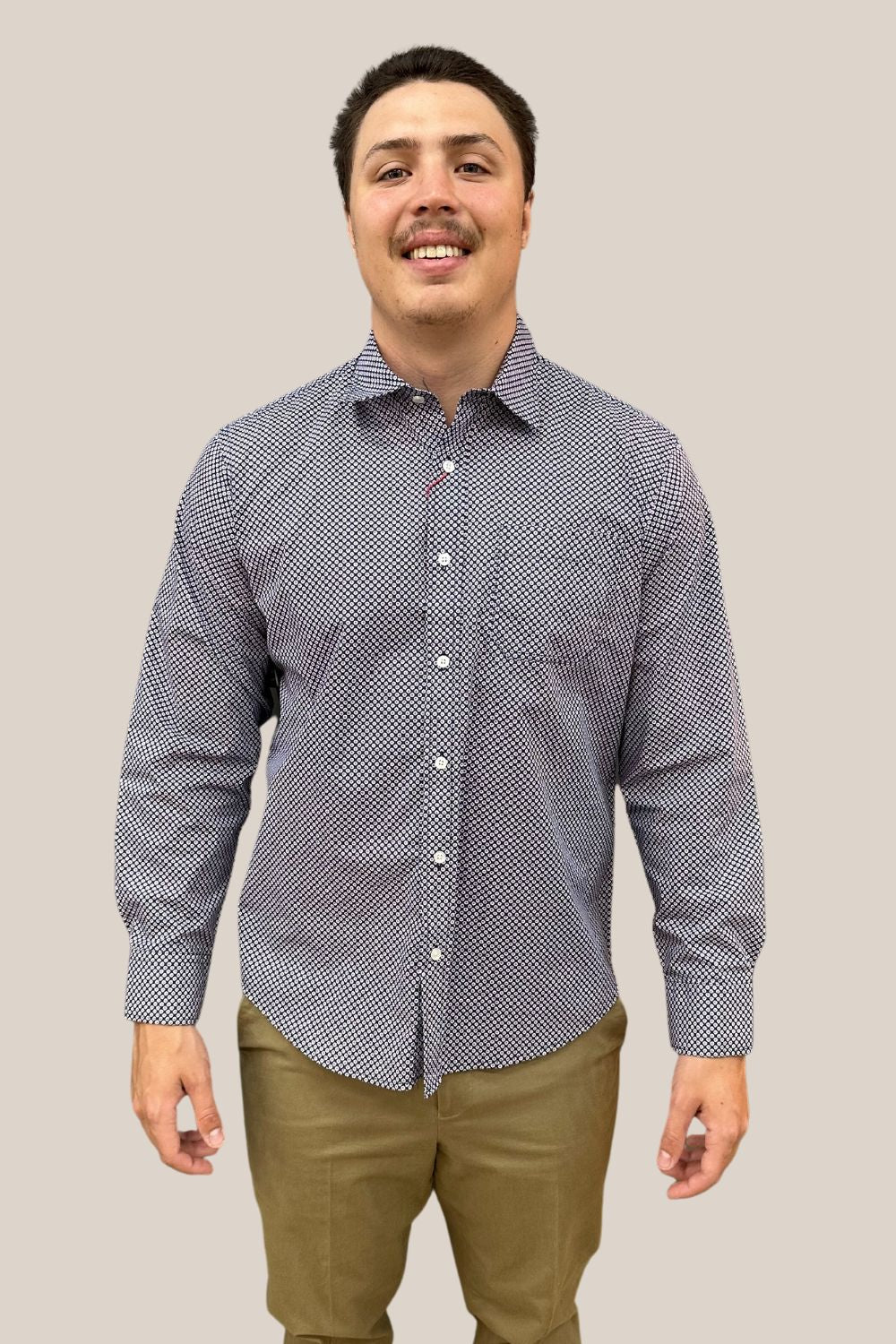 Blue Horizon Poly Cotton L/S Shirt