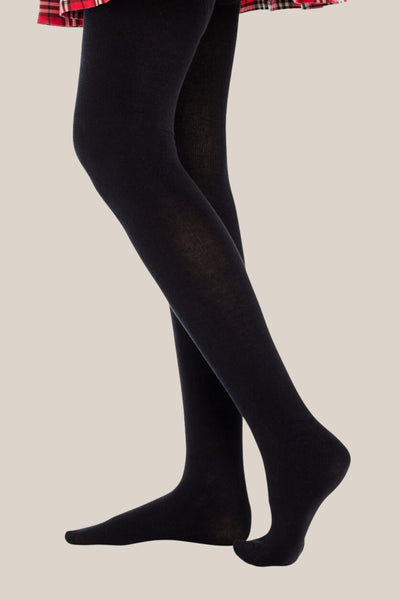 Bearfoot Ladies Cotton Rich Tights - 2 Pack