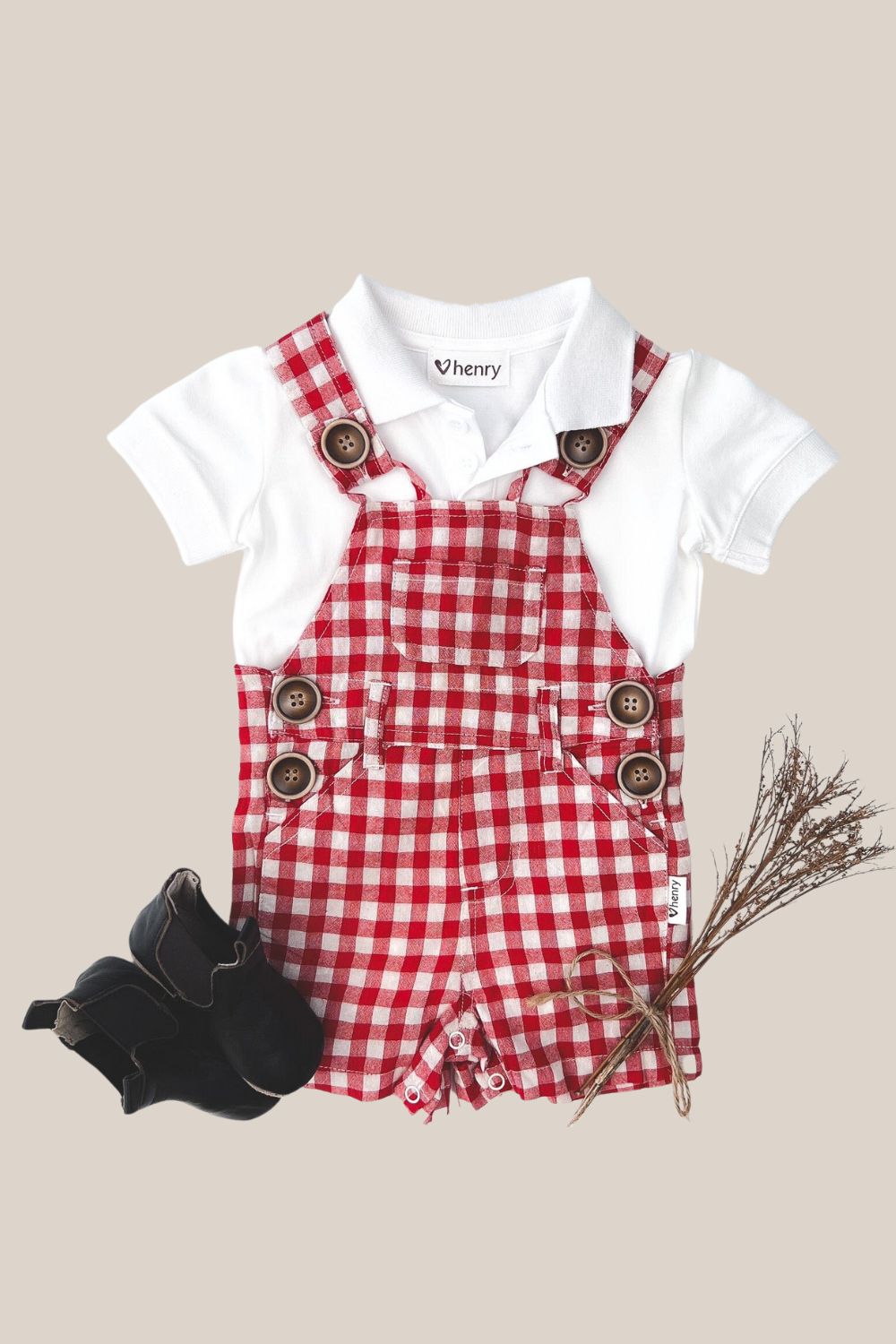 Love Henry Baby Boys Ned Dungaree