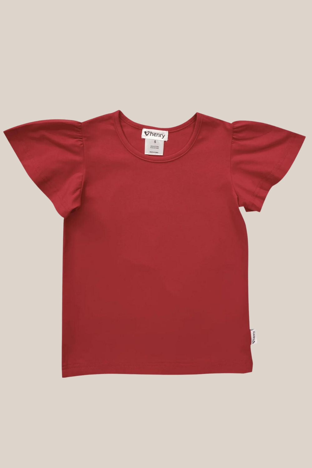 Love Henry Girls Frill Sleeve Top