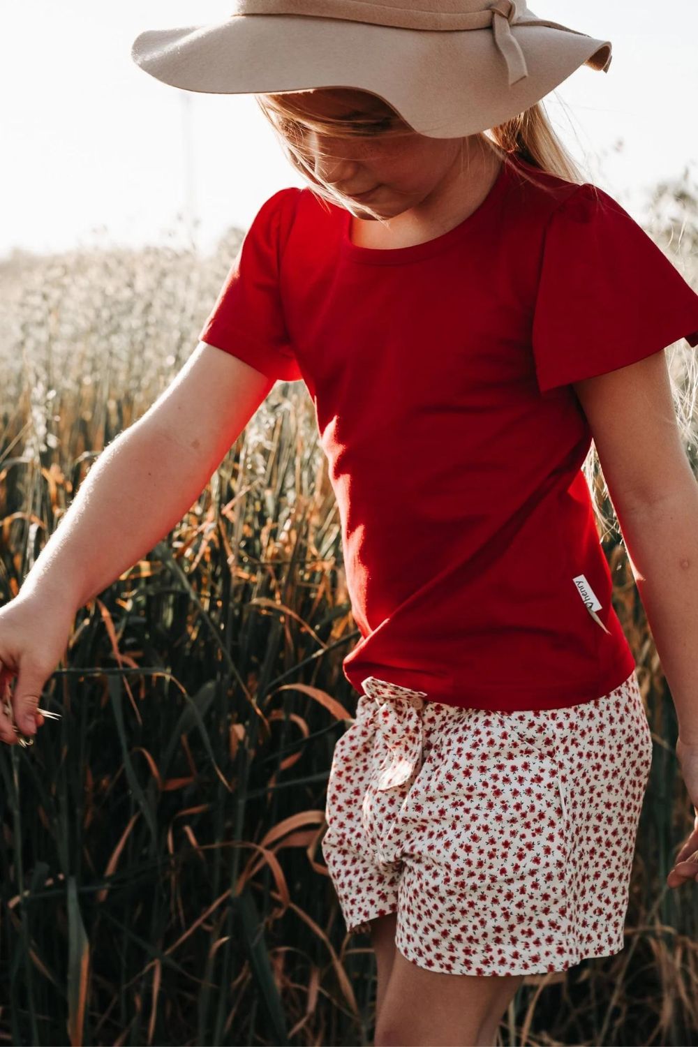 Love Henry Girls Frill Sleeve Top