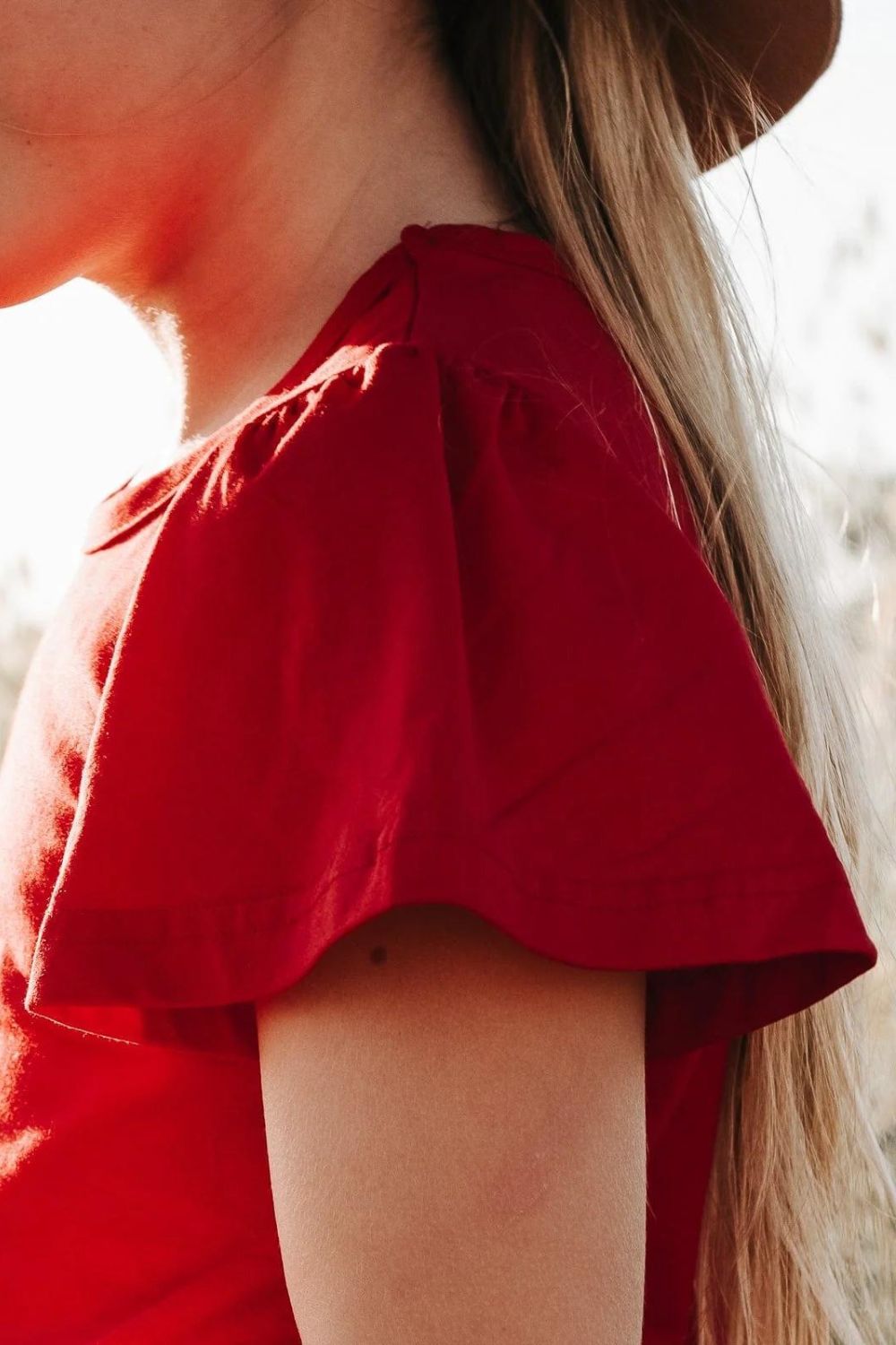 Love Henry Girls Frill Sleeve Top