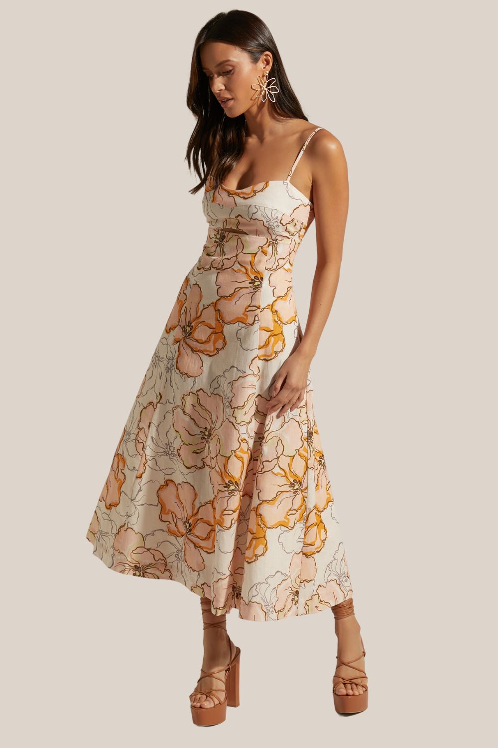 Amalie The Label Carietta Midi Dress