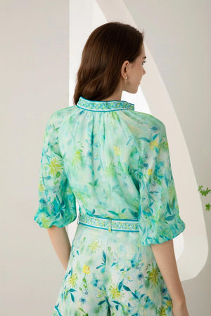 GDS Carina Button Linen Blouse