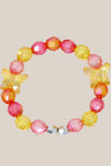 Pink Poppy Rainbow Butterfly Necklace And Bracelet Set