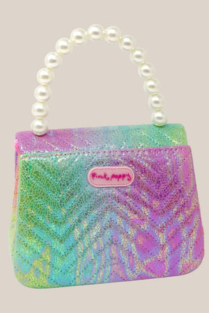 Pink Poppy Unicorn Dreamer Quilted Rainbow Hard Handbag