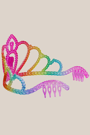 Pink Poppy Rainbow Unicorn Star Crown