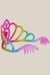 Pink Poppy Rainbow Unicorn Star Crown