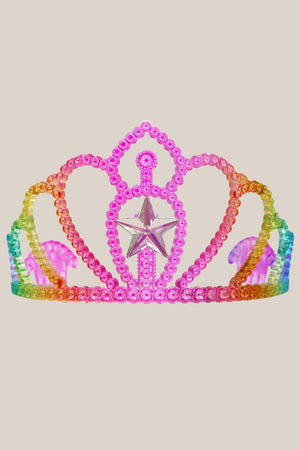 Pink Poppy Rainbow Unicorn Star Crown